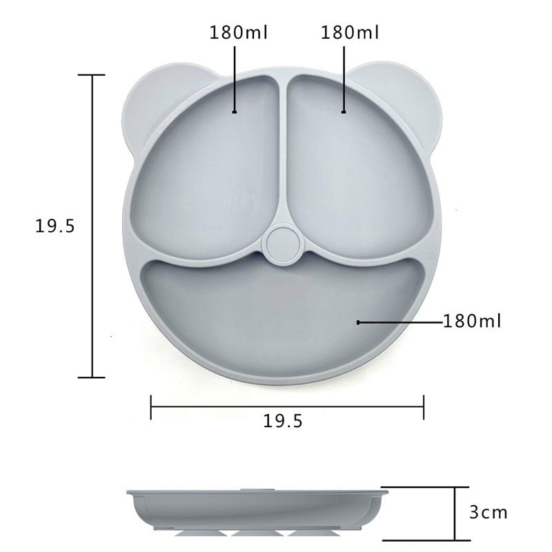 Assiette bébé ventouse|Bol Baby Bear™ - Mamsatisfaite