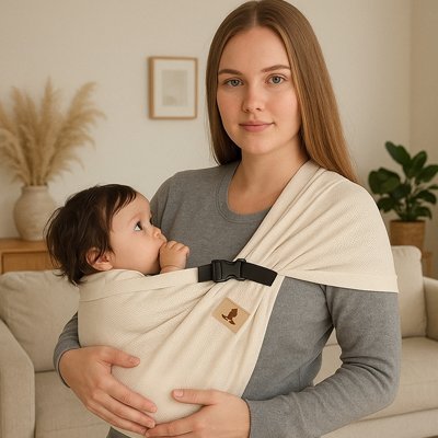 Echarpe de portage | Physiologique - Mamsatisfaite