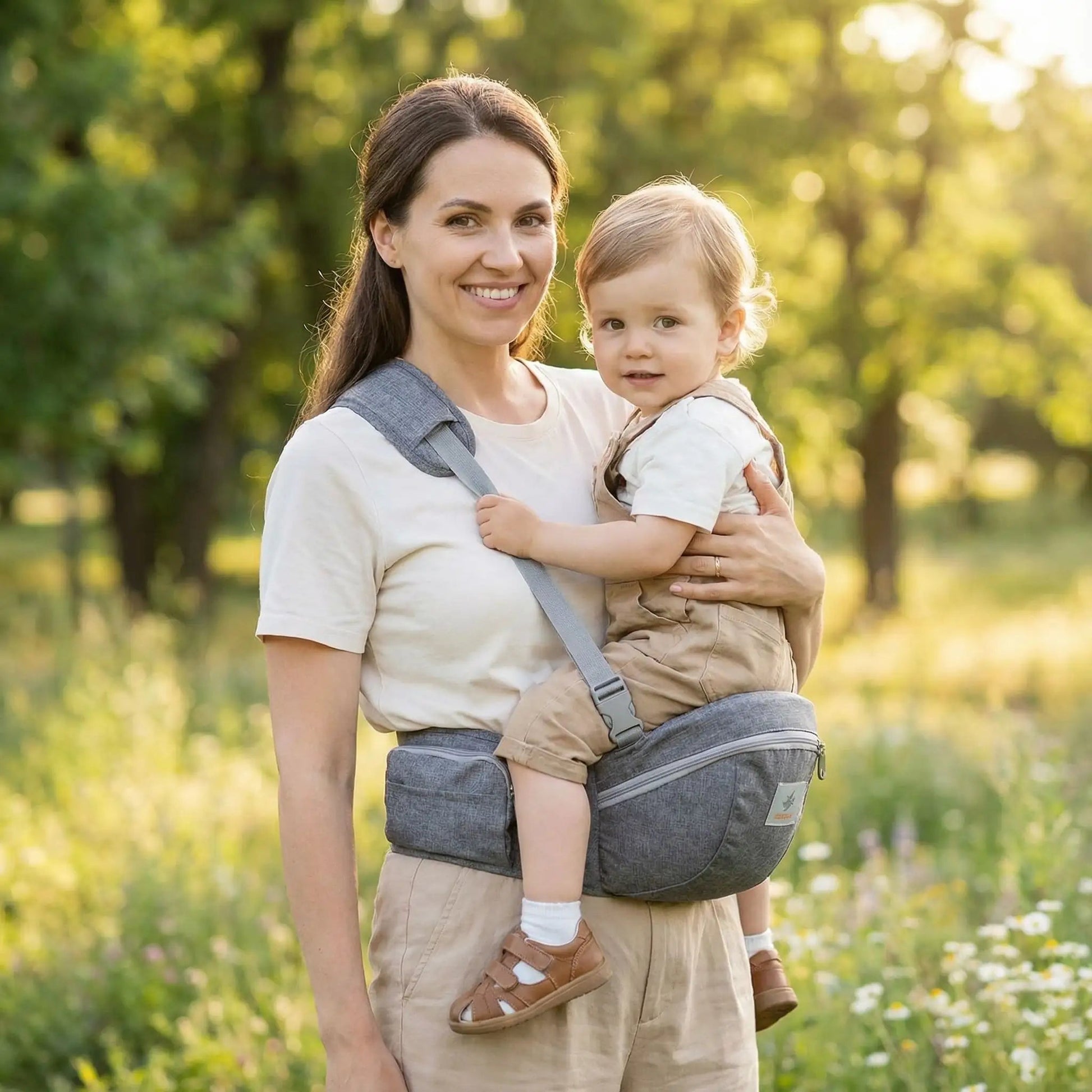 Porte bebe | Repose taille - Mamsatisfaite