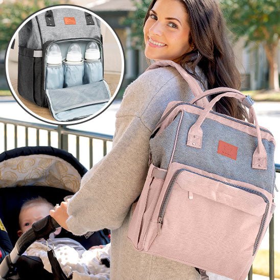 Sac à dos à langer - Large - Mamsatisfaite