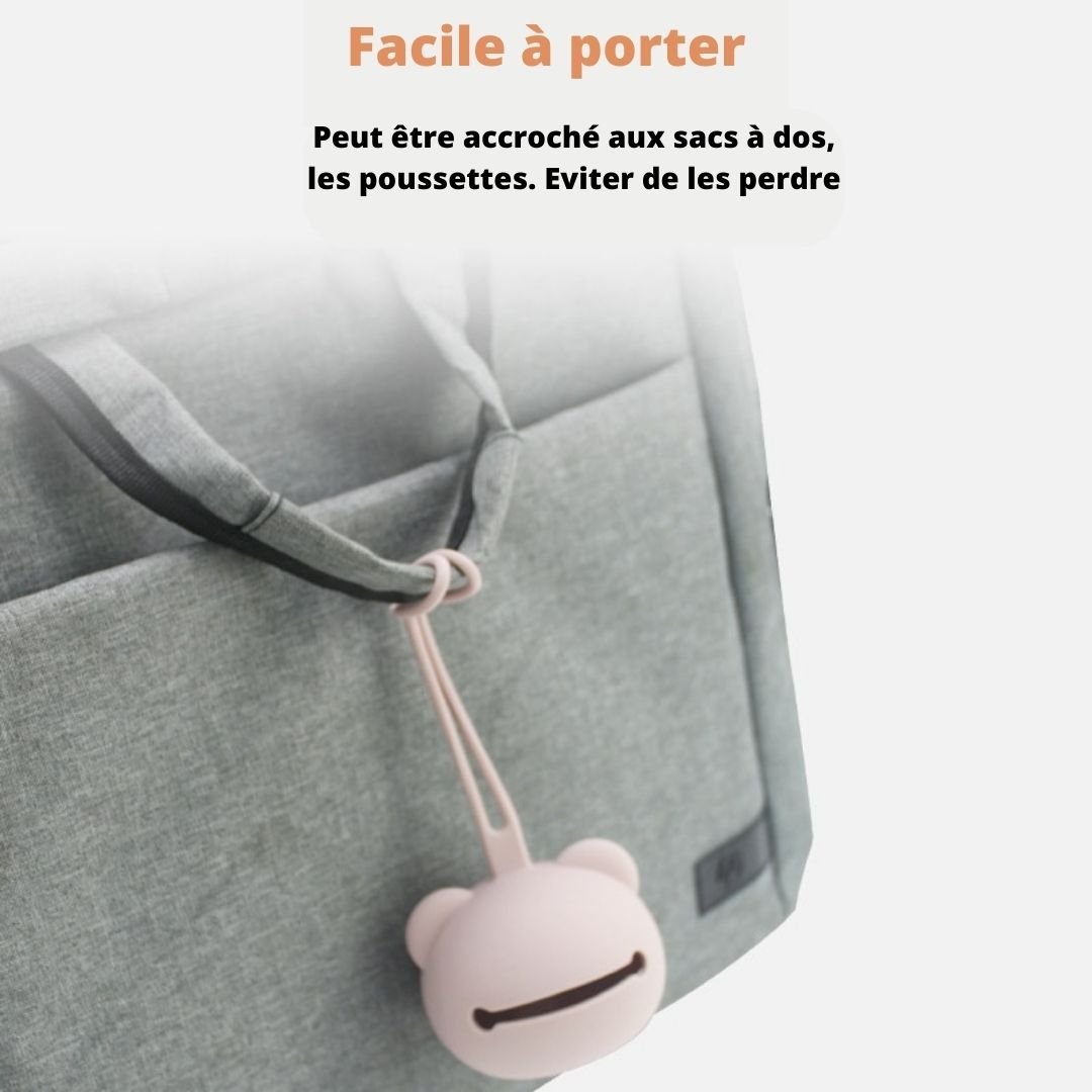 Attache tétine silicone| Easy to find™ - Mamsatisfaite